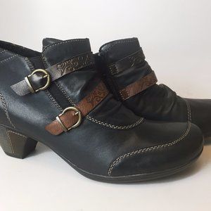 Dark Gray Remonte Ankle Boots, size 8.5, Brand New